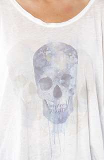 Chaser The Watercolor Skull Boxy Dolman  Karmaloop   Global 