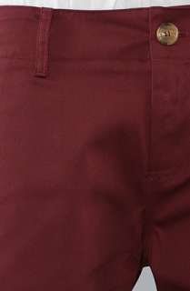 Mister The Chino Pants in Maroon  Karmaloop   Global Concrete 