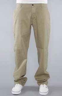 LRG The Team Coach True Straight Chino Pants in British Khaki 