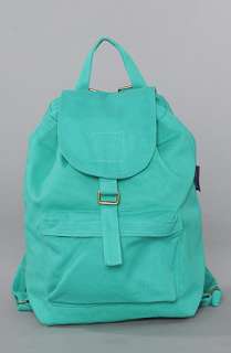 Baggu The Baggu Canvas Backpack in Mint  Karmaloop   Global 