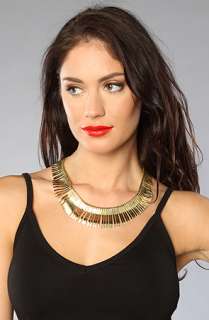 Accessories Boutique The Native Fringe Necklace in Gold  Karmaloop 