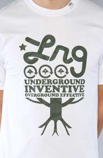 LRG Core Collection The Core Collection Six Tee in White  Karmaloop 