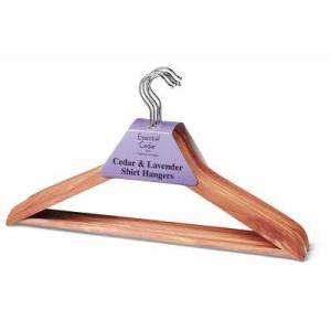   Aromatic Cedar Hangers With Pant Bar and Lavender Fragrance (5 Pack