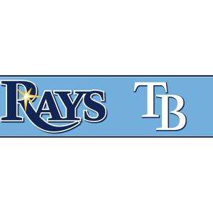 Major League Baseball Boys Will Be Boys II 6 In. Tampa Bay Rays Border 