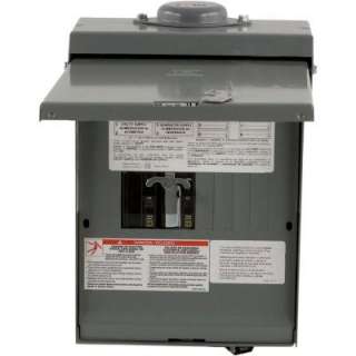 100A Utility/30AGenerator MainBreaker Manual Transfer Outdoor Panel w 