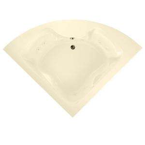 American Standard Everclean Cadet Corner Whirlpool Tub with Front 