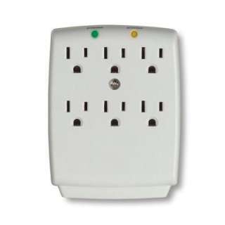 Belkin 6 Outlet Wall Mount Surge Protector F9H601aCW DP at The Home 
