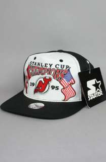 Vintage Deadstock 1995 Stanley Cup Champs New Jersey Devils Snapback 