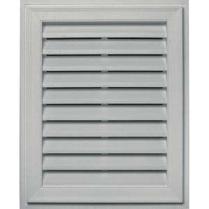 Builders Edge 24 In. X 30 In. Brick Mold Gable Vent #030 Paintable 