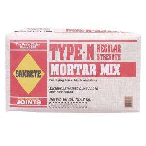 TXI Sakrete 60 Lb. Type N Mortar Mix 5009  