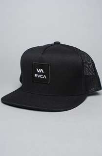 RVCA The VA All The Way Trucker Hat in Black  Karmaloop   Global 