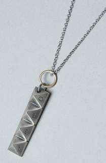 Obey The 25Hr Necklace in Antique Silver  Karmaloop   Global 