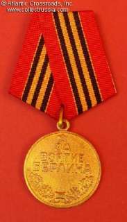 Russian Soviet 1945 MEDAL for the CAPTURE of BERLIN top quality COPYof 