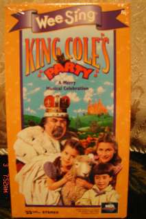  WEE SING KING COLES PARY Vhs Sing Along FREE US EXP SHIP RARE OOP NEW