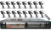 See QSD2216C16 250 16 Channel Network DVR with 250GB & 16 Sony CCD 
