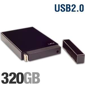 Lacie 301829N Little Disk External Hard Drive   320GB USB 2.0, Black 