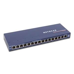Netgear   FS116NA   16 Port 10/100Mbps Desktop Network Switch at 