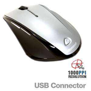 Microsoft QVA 00001 Wireless Laser Mouse 6000   2.4 GHz, USB 