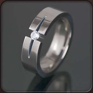 TITAN Ring mit Zirkonia BEAUTY   Titanium Titanring  