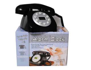 Wake Up Call Hotel Phone Style Alarm Clock Digital Fun 0076795113072 