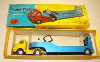 Early Corgi # 1100 Bedfor Carrimore Low Loader lorry in original box 