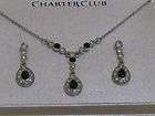 Charter Club Necklace and Earring Set  