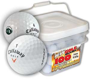 100 Official Callaway HX HOT PLUS AAAA golf balls  