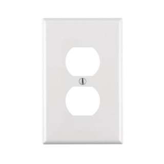 Leviton 1 Gang Midway Nylon Outlet Wall Plate R62 00PJ8 00W at The 