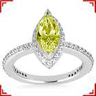fancy yellow diamond ring  