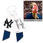 New York Yankees Ponytail Holder Hair Tie Ribbon