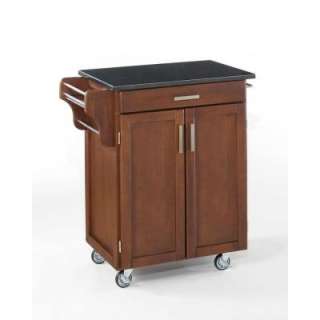 Home Styles Create a Cart in Cherry with Black Granite Top 9001 0074 