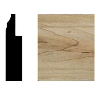 House of Fara 3/4 in. x 3 in. x 8 ft. Maple Wainscot Base W375M at The 