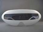 80s Large Vintage White Robot Alien Sunglasses 1230A