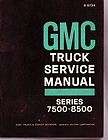 1967 GMC 7500 thru 8500 Truck Factory Service Manual