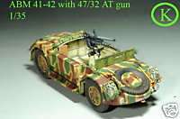 BUILT 1/35 ◆★ ABM 41 42 with 47/32 AT gun ◆★  