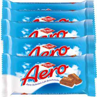 Trumpf AERO Zarte Vollmilch Luft Schokolade 5 Tafeln  