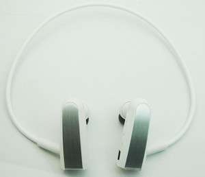 White 2GB Sports  WMA Music Player Handsfree Wireless earphone High 