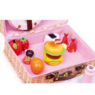 Picknickkorb Brotzeit mit viel Zubehör Kinderküche  