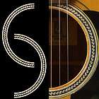 Rosette Herringbone Inlay Sticker Decal Acoustic Guitar items in 