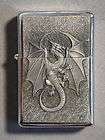 silver colored raised flying dragon logo torch lighter new expedited