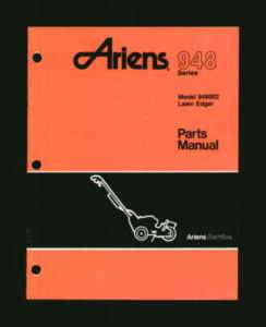 Ariens 948 Series LE 500 Lawn Edger Parts Manual 948002  