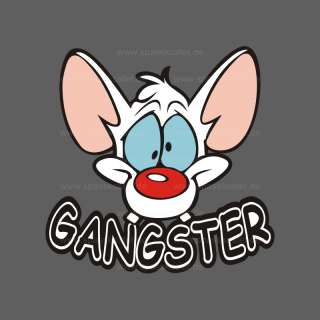 klein PVC Aufkleber PKW Auto außen Gangster Maus Comic Cartoon Serie 