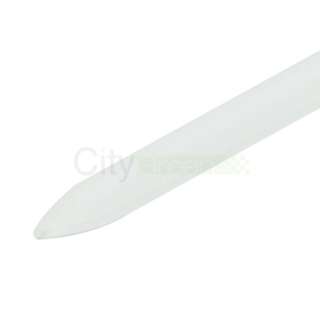   PCS Crystal Glass Nail File 5.5 Inch Salon Quality W/ Case Water Lily