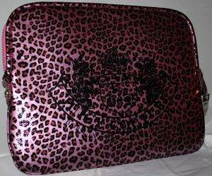 NWT Juicy Couture PINK CHEETAH LAPTOP CASE  Sleeve 