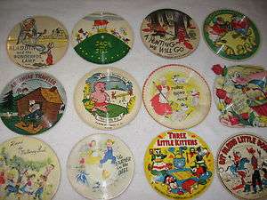 12 Childrens 6 inch Picture Records VOCO PLAYSONG RECORD GUILD  