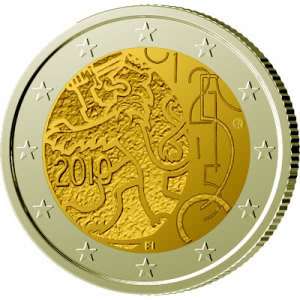 Finland 2 euro 2010 Currency Decree of 1860 granting Finland the 