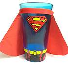 superman dc comics super hero caped pint glass 
