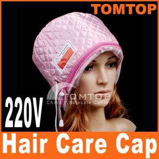 Pink Hair Thermal Treatment Beauty Steamer SPA Cap Hair Care 
