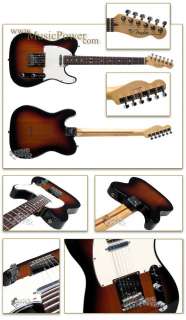 Fender American Standard Telecaster 3 Color Sunburst Electric Guitar 