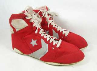 VINTAGE CONVERSE WRESTLING HIGH TOP SHOES SIZE 11.5 11 1/2 OLD SCHOOL 